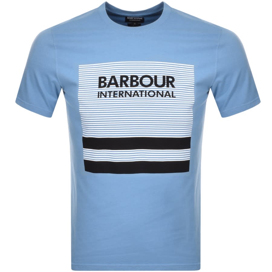 Alternative Image for ProductBarbour International Control Logo T Shirt Blue1